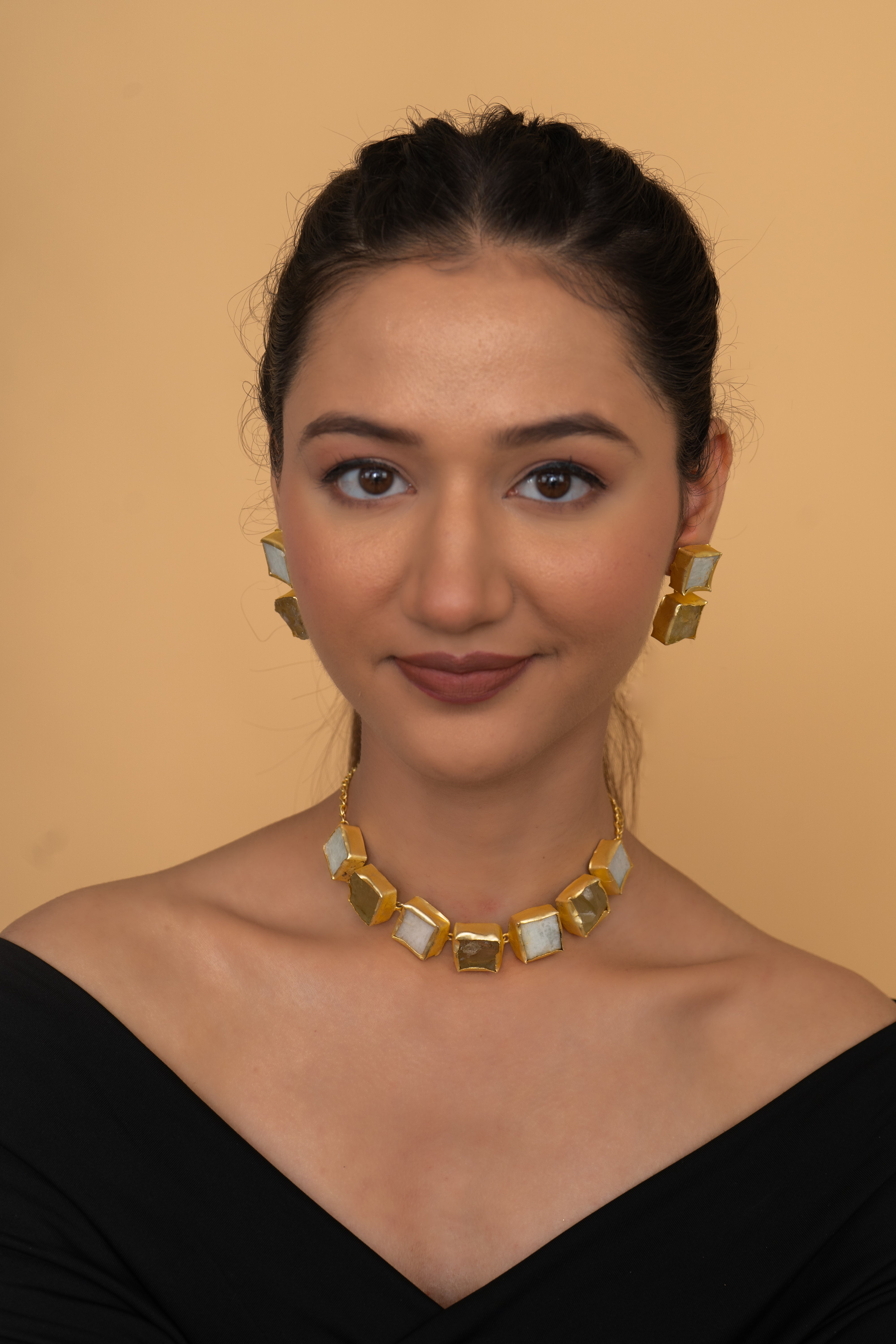 AMAZONITE ROUGH NECKLACE SET