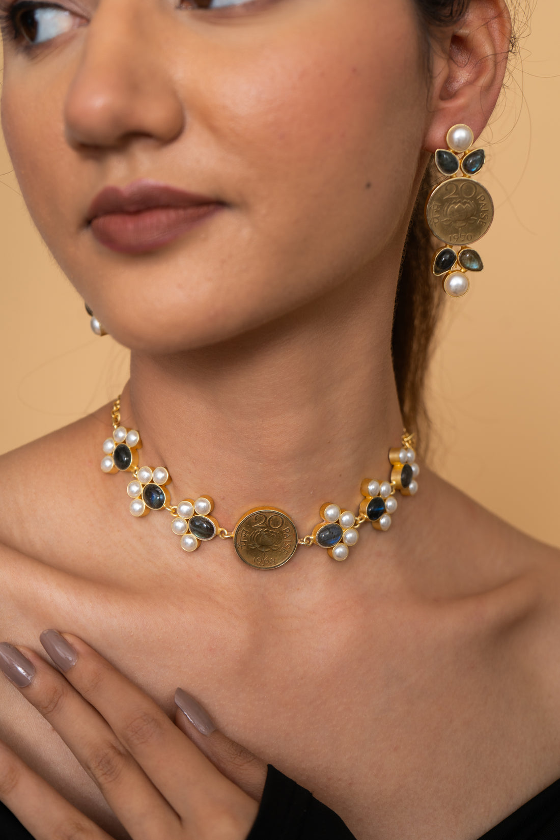 COIN NECKLACE SET