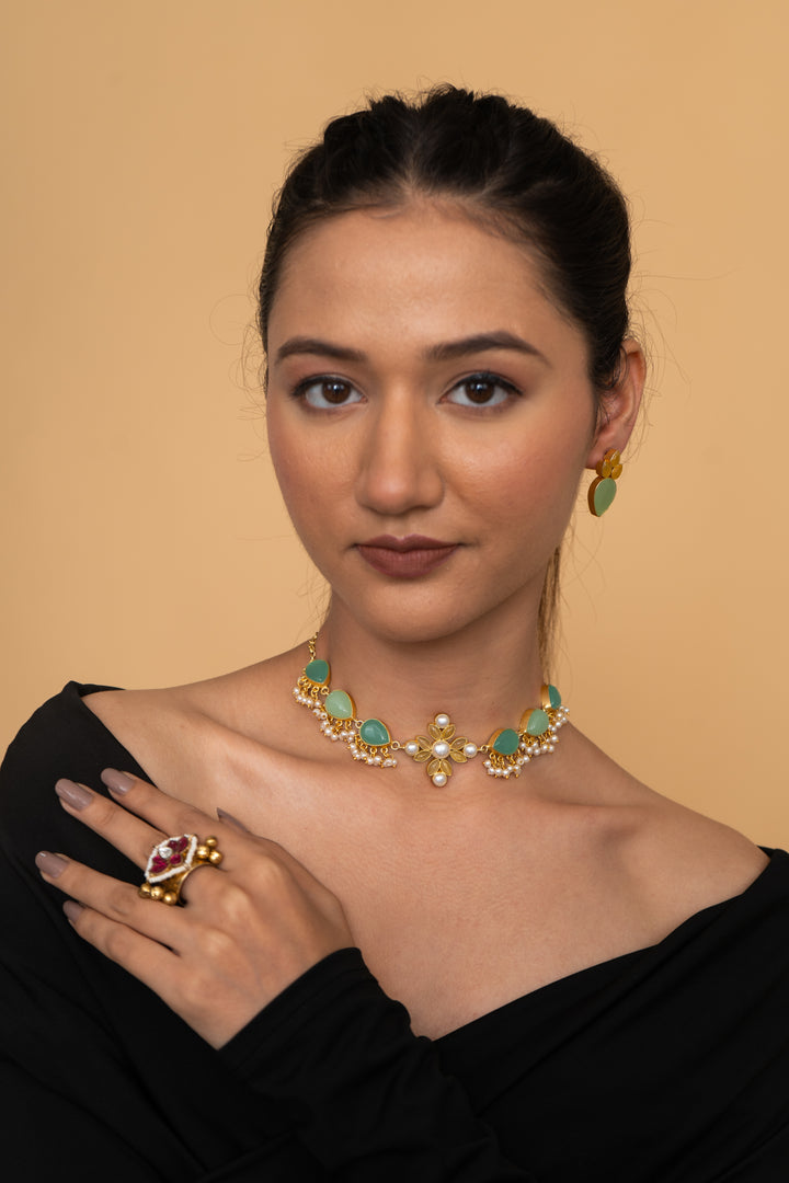 ORCHID NECKLACE SET