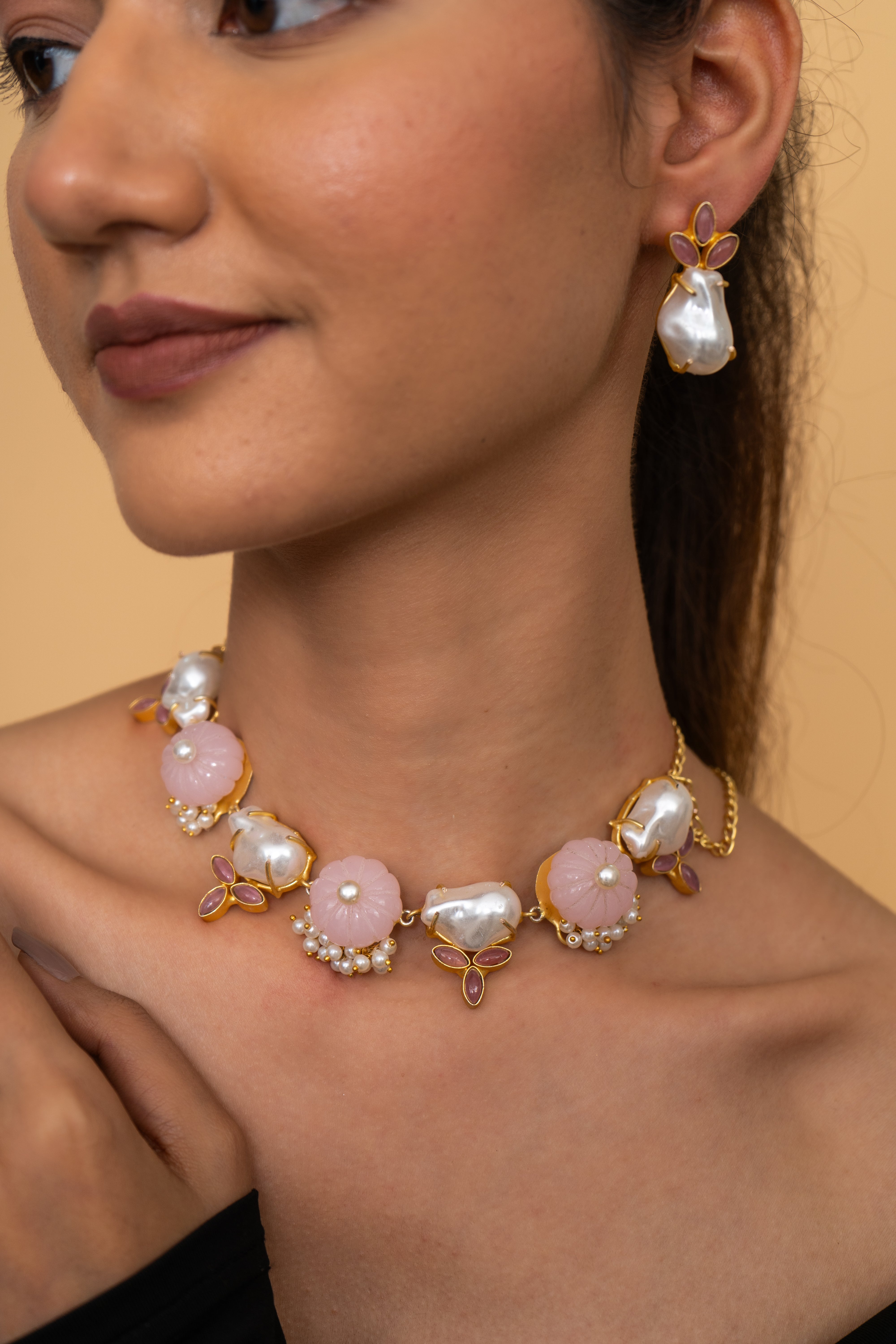 CHERRY BLOSSOM NECKLACE SET