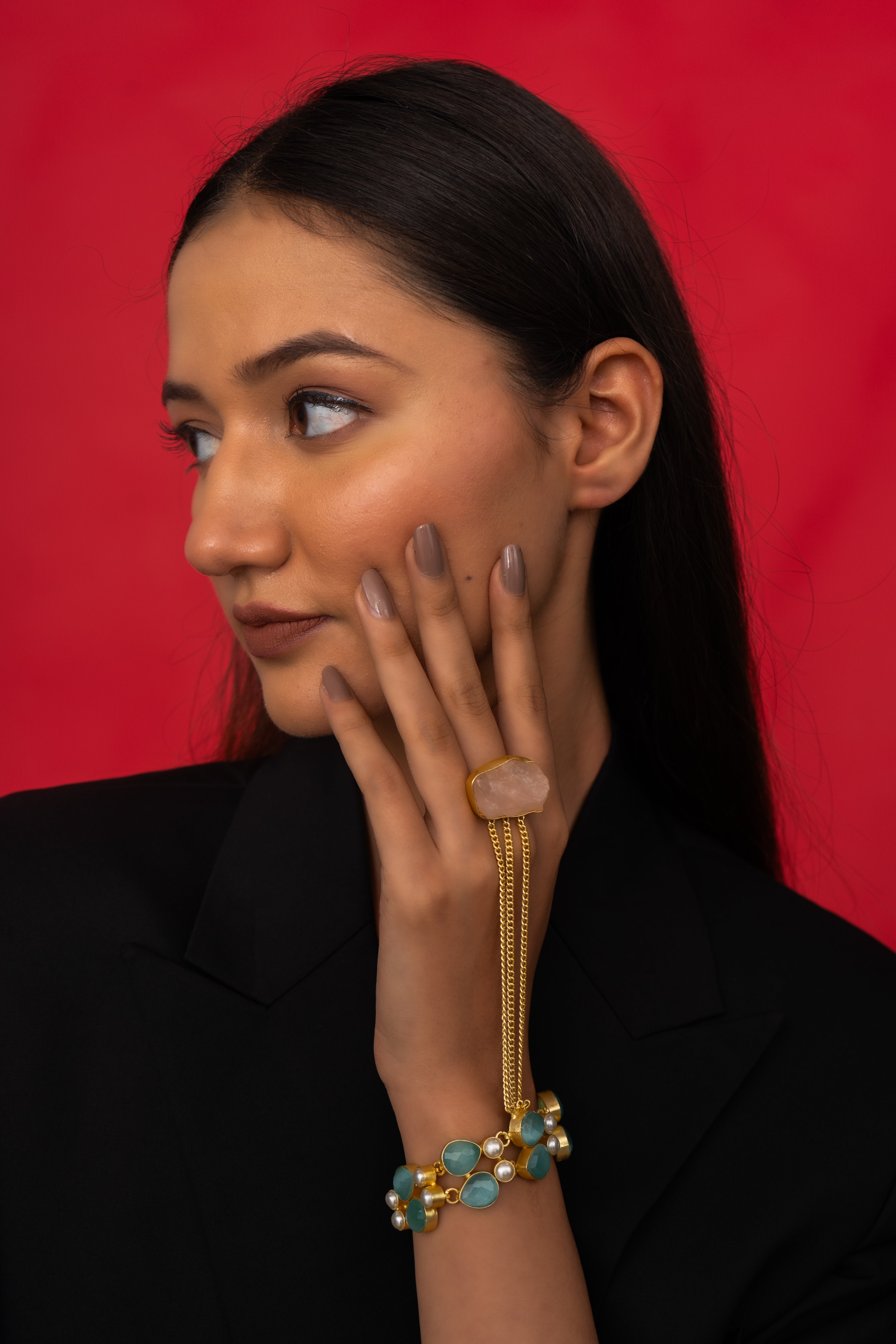 ROSEQUARTZ ROUGH STONE HATHPHOOL