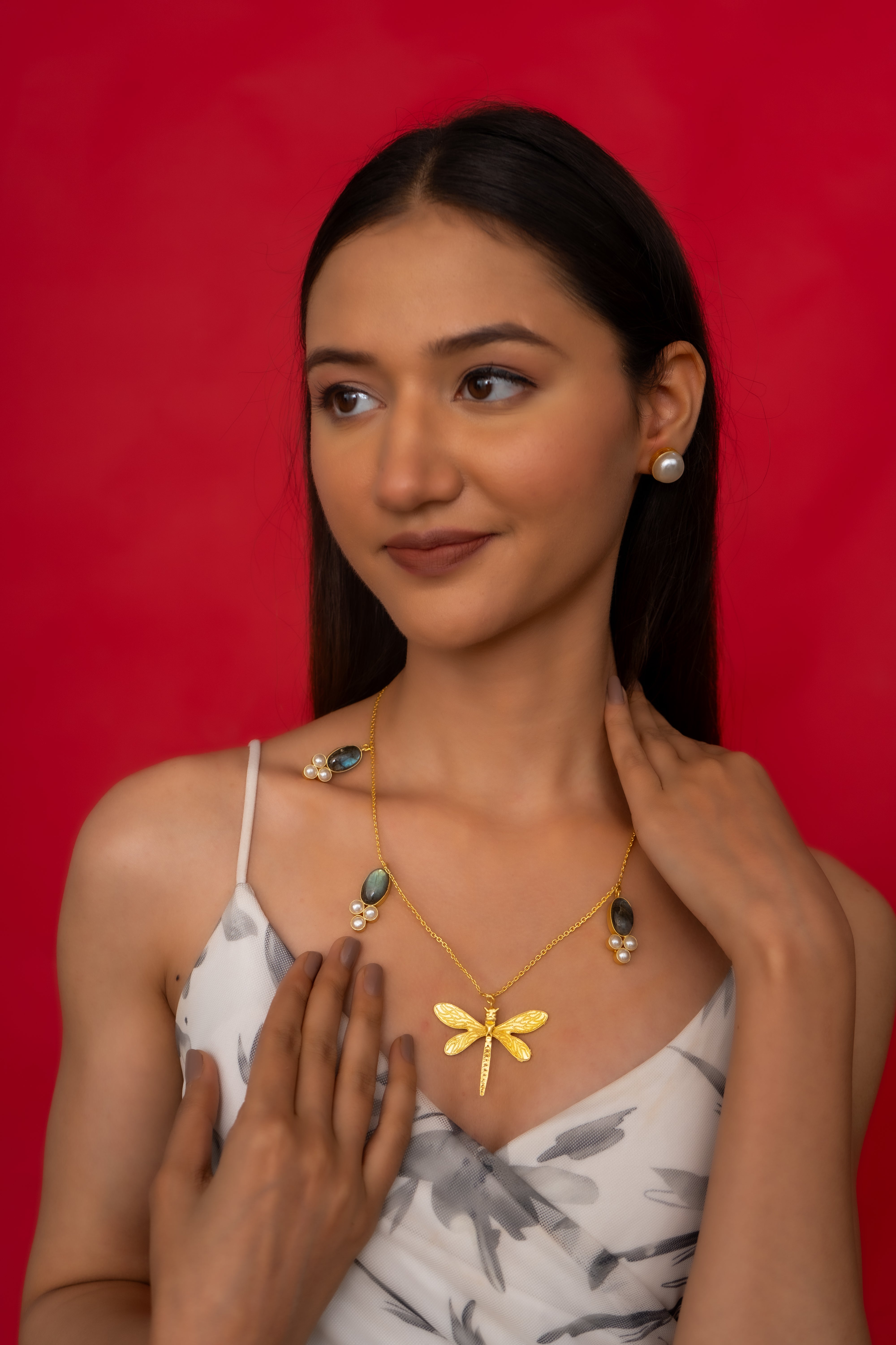 BUTTERFLY NECKLACE SET