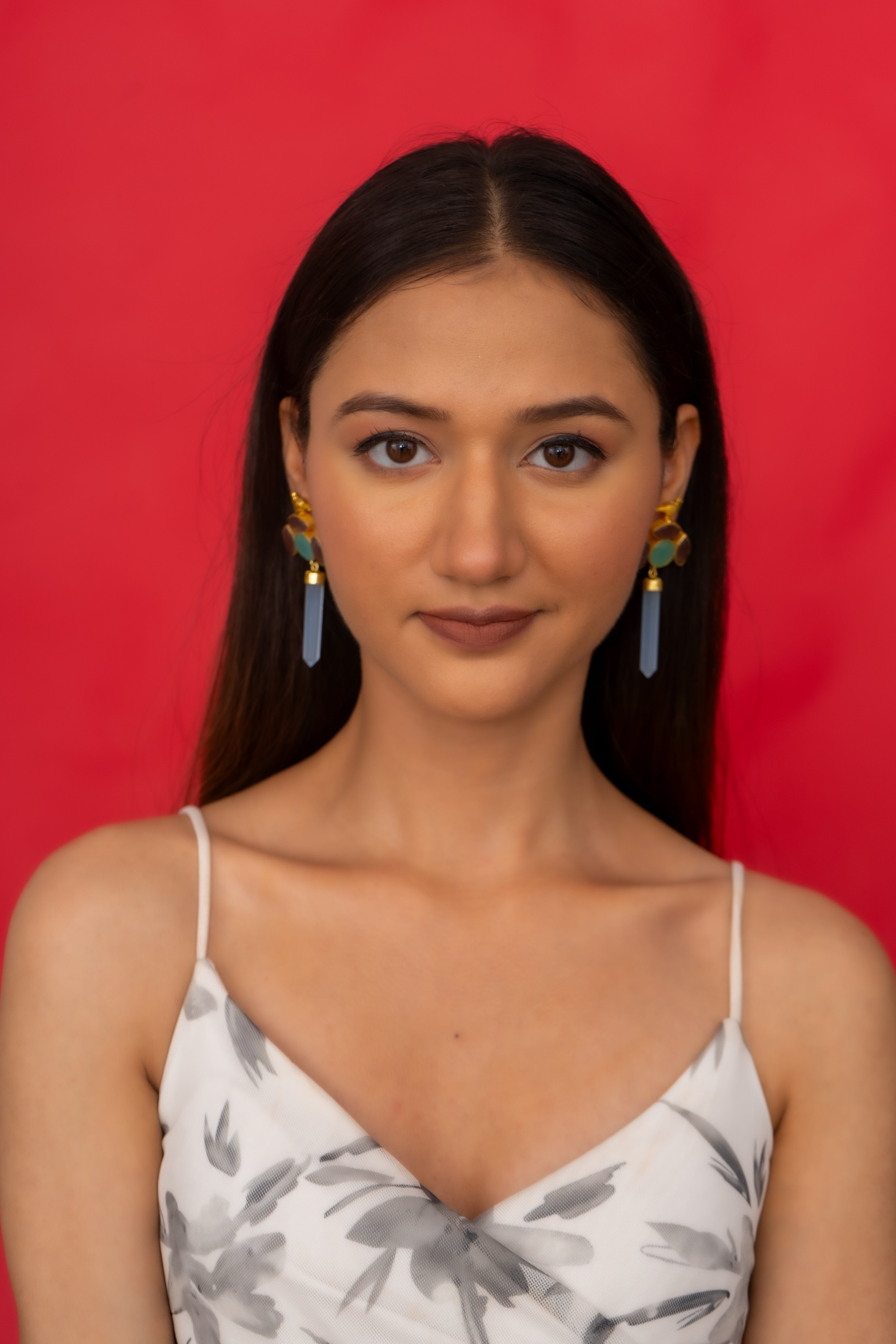 GOLD GEOMETRIC EARRING