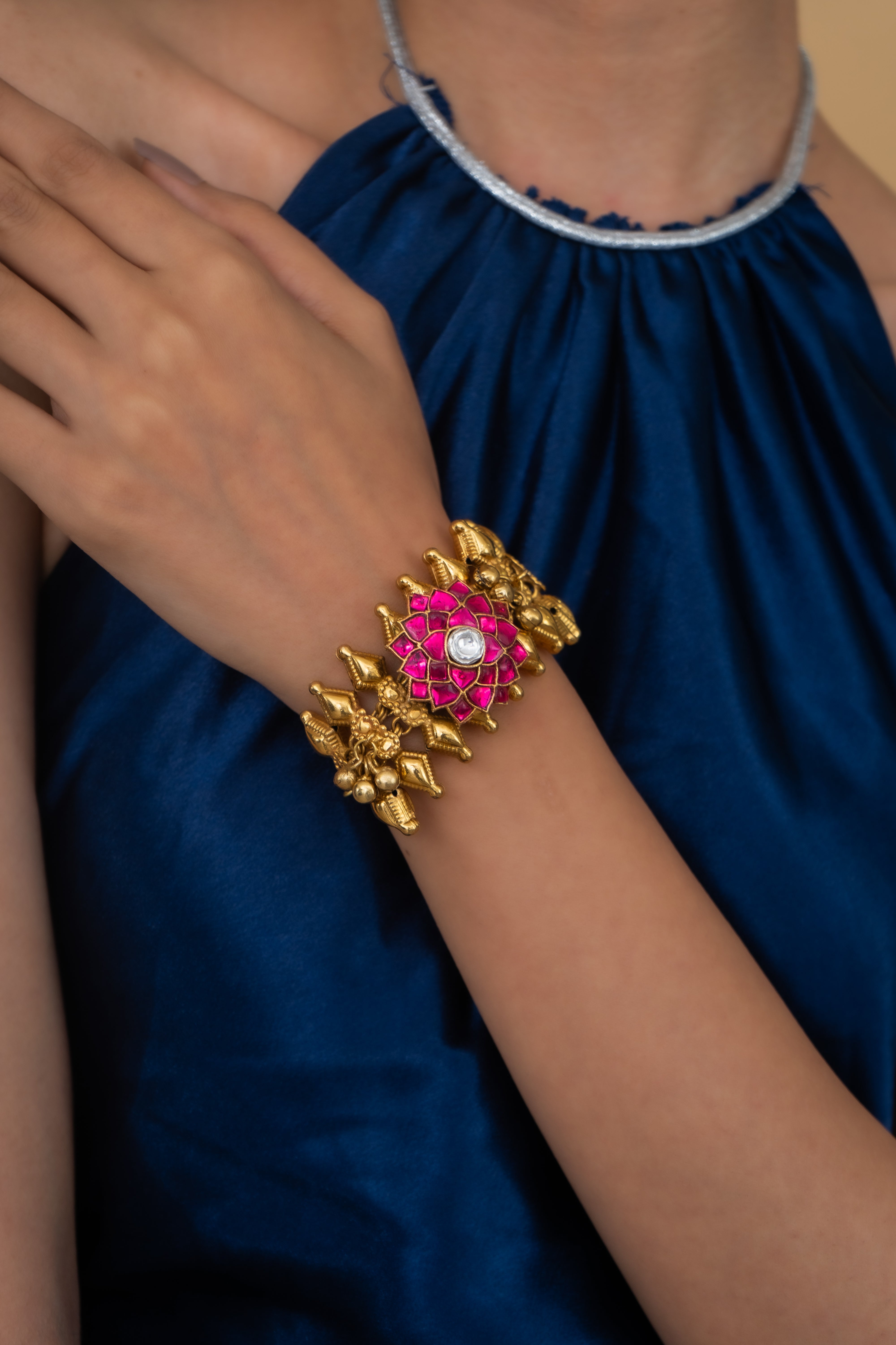 GULAABO KUNDAN BRACELET