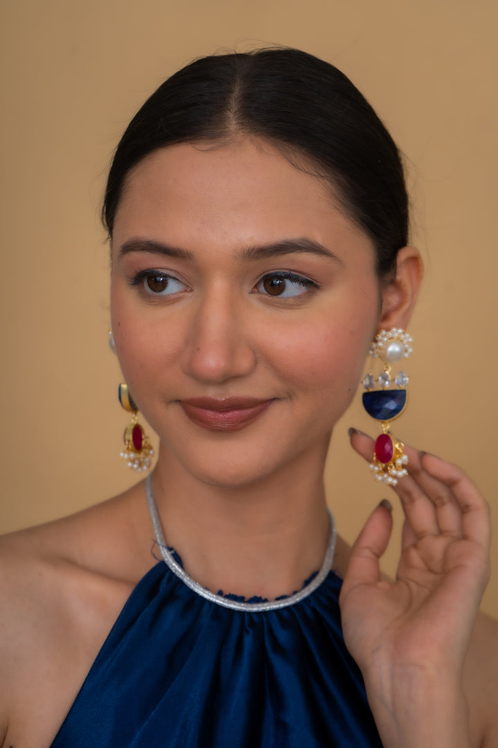DUSTY ROSE EARRING