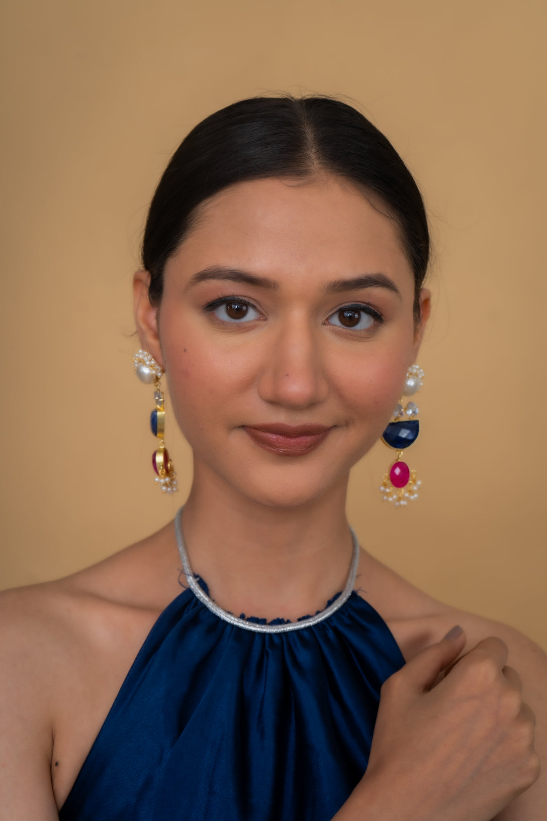 DUSTY ROSE EARRING