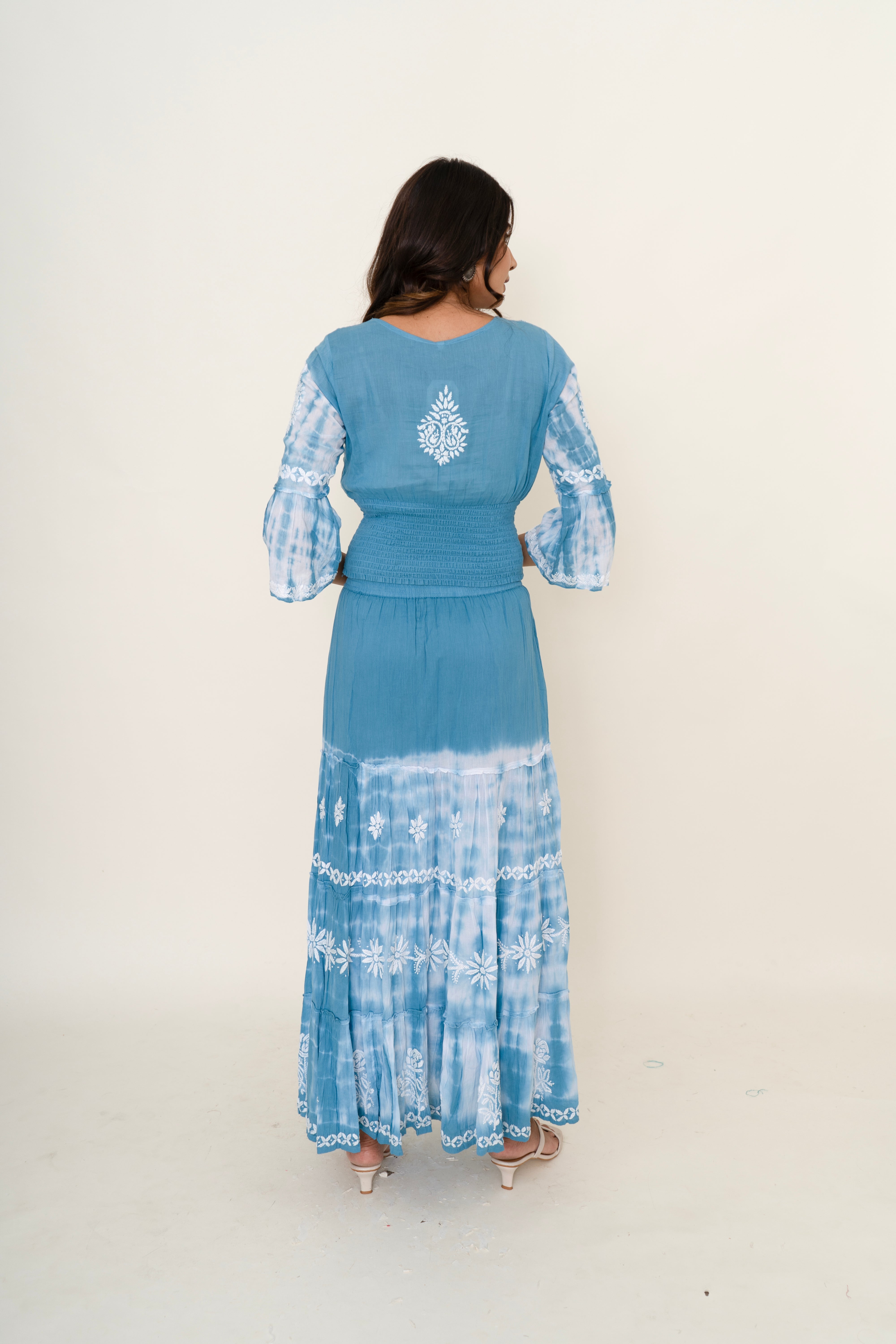 Chikankari skirt set