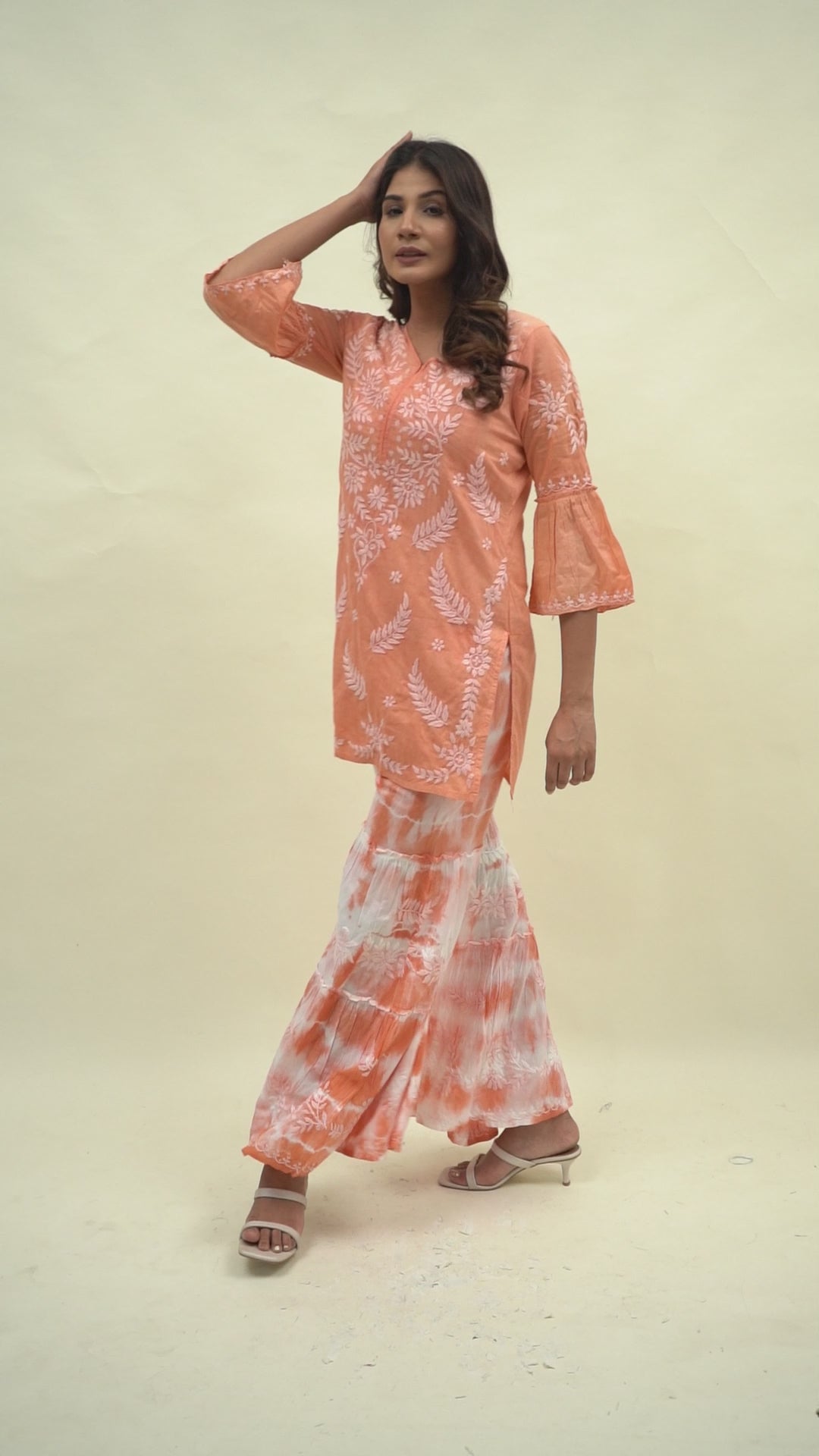 Chikankari sharara set