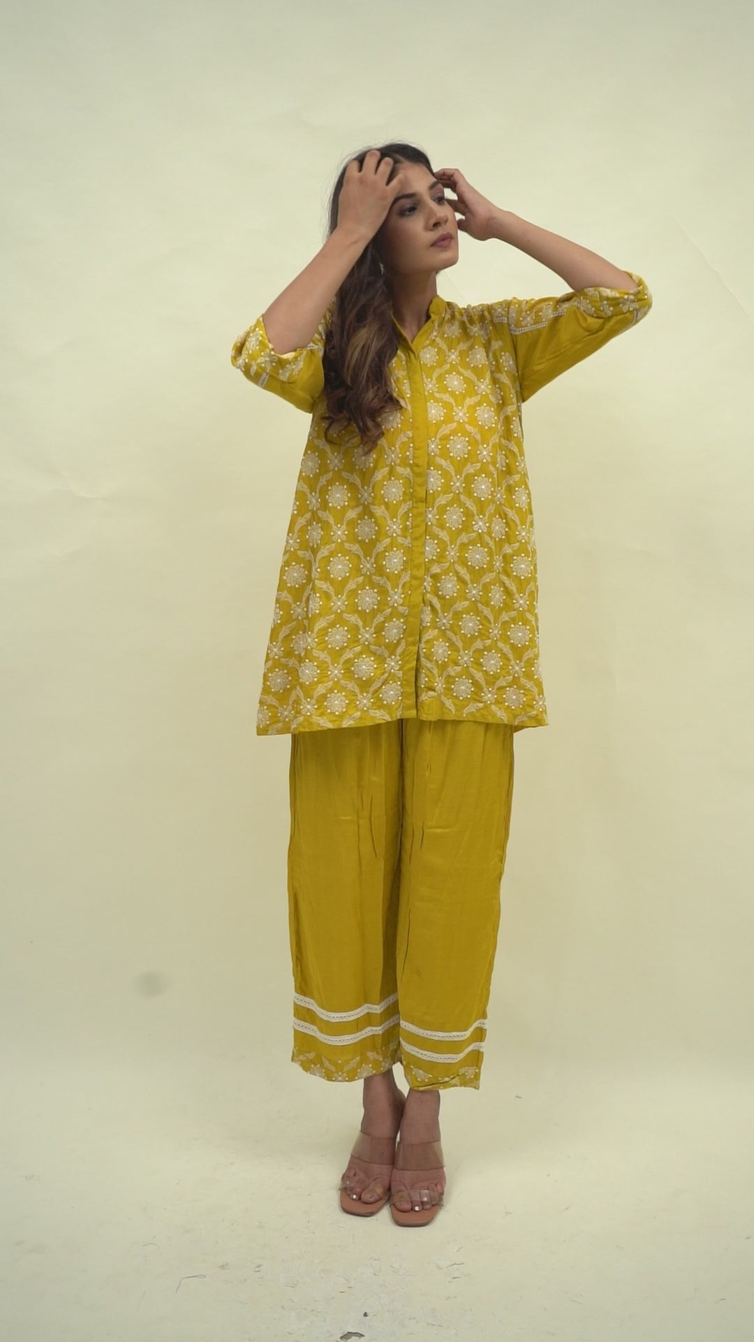 chikankari co-ord set