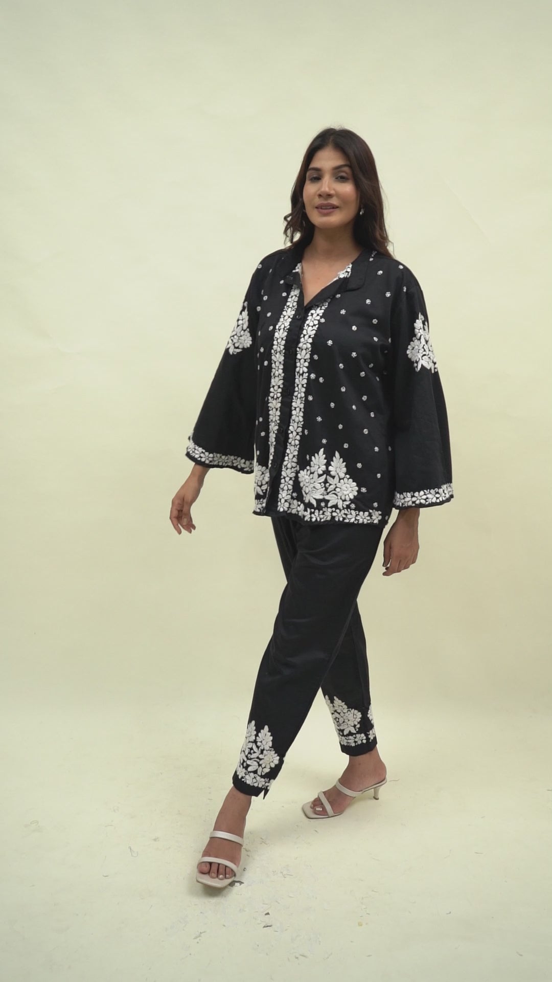 chikankari co-ord set