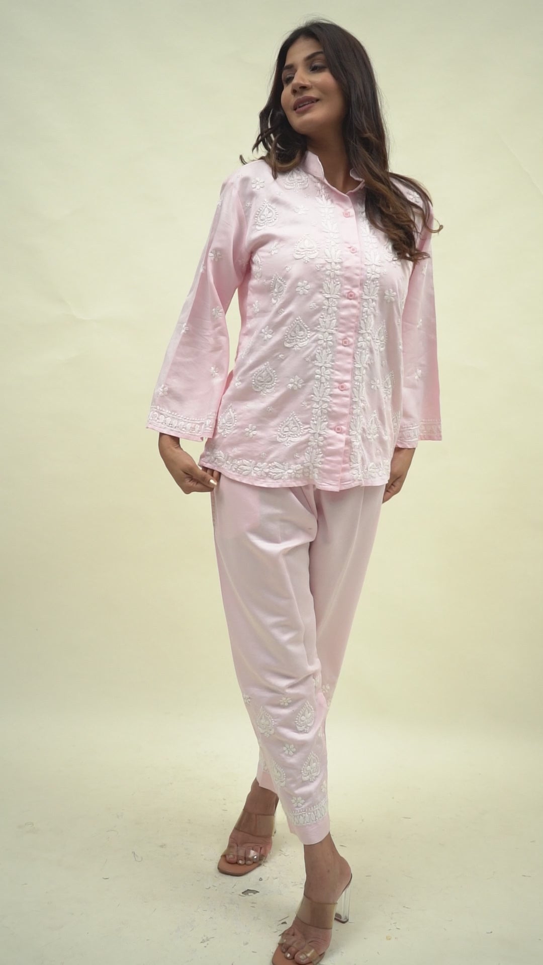 chikankari co-ord set