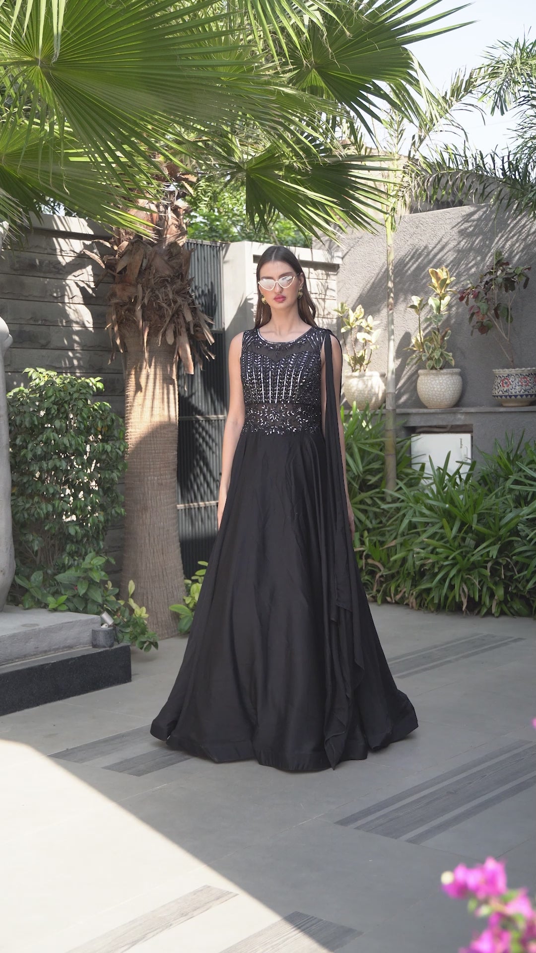 Black Cocktail Gown