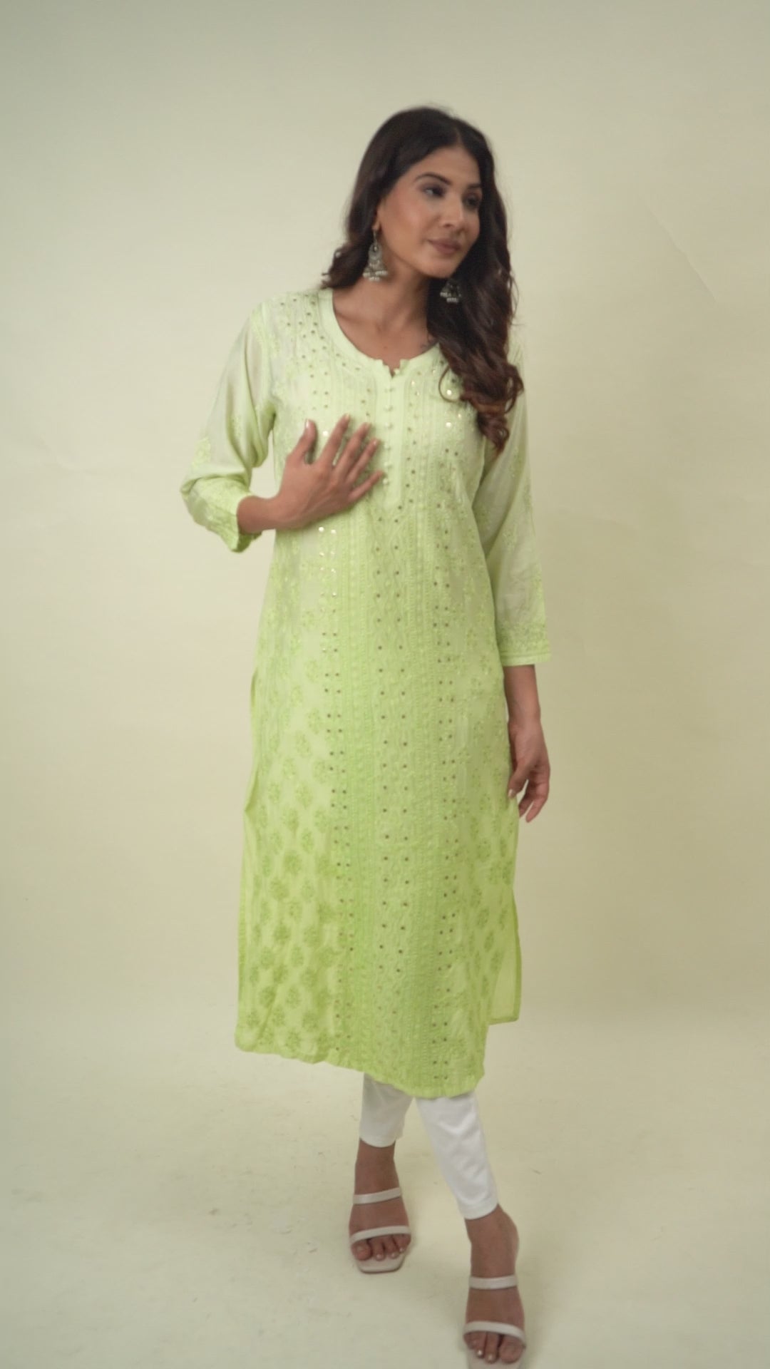 Lemon yellow mukesh workkurta