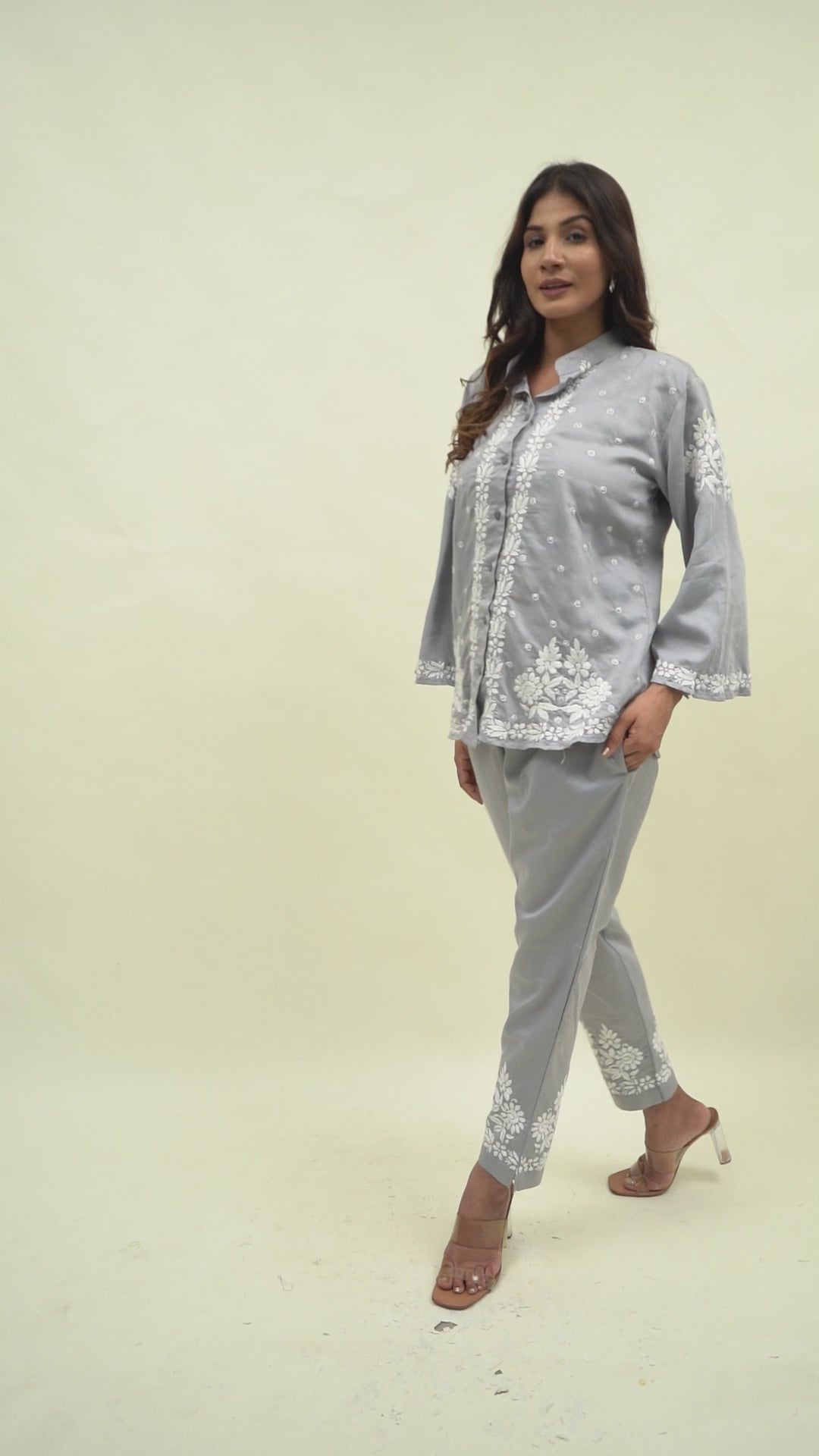 chikankari co-ord set