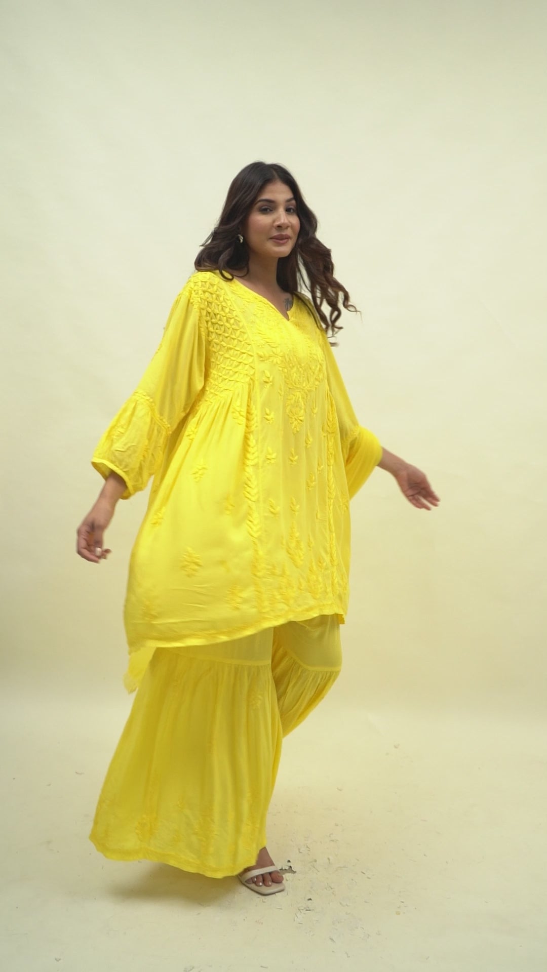 Chikankari sharara set